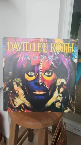 Vinil Lp David Lee Roth Eat Em And Smile + Encarte Rock