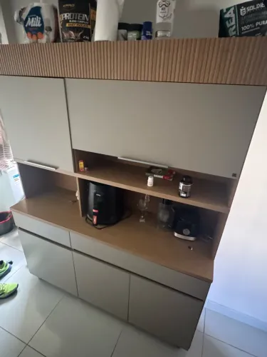 Armário de cozinha 6 portas em MDF