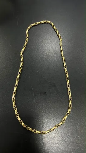 Cordão masculino ouro 18k 60cm
