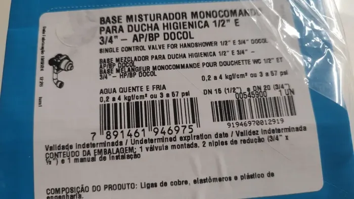 Docol Ducha higiênica Base Docol