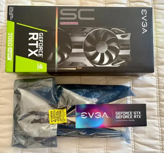 Placa De Vídeo EVGA Rtx 2060 Super Sc Ultra 8gb