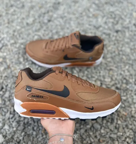 Tênis Masculino Nike Air Max Marrom - Linha Premium