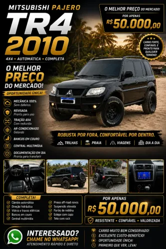 Mitsubishi Pajero TR4 2.0/ 2.0 Flex 16V 4X4 Aut. 2010