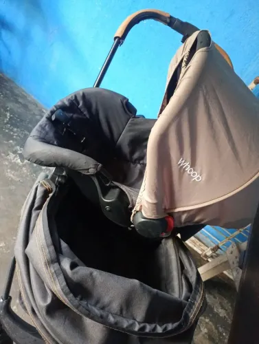 Carrinho Moisés mais bebê conforto no precinho 230