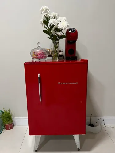  ? Frigobar Brastemp Retrô 76L Vermelho (Classic Red) - Impecável!