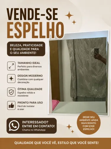 Vende-se espelho