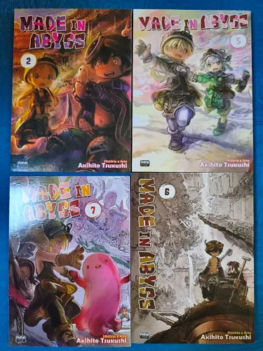 Made in Abyss Volumes 2,5,6 e 7