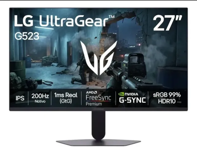 Monitor LG UltraGear 27" IPS 200hz