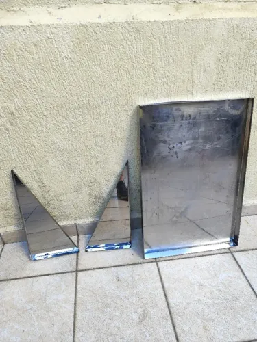 Prateleira Pequena Aço Inox Cozinha Industrial Profissional 61cm x 40cm