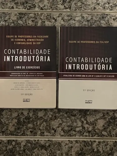 Vendo 2 livros de contabilidade