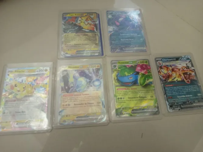 6 cartas EX raras para seu Deck
