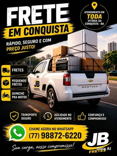 Frete rápido e sem complicação!