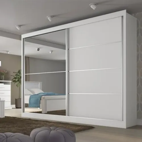Guarda Roupa Verona 2,00m 100% MDF Novo Pronta Entrega