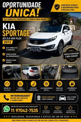 Kia Motors Sportage EX 2.0 16v/ 2.0 16V Flex Aut. 2013