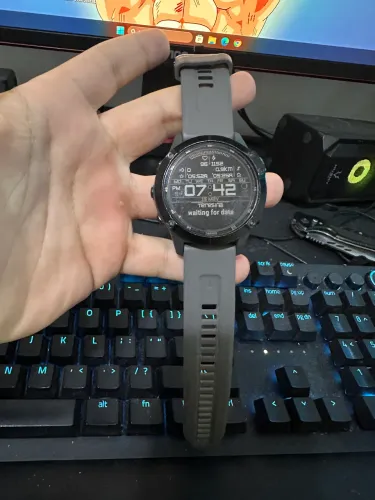 Relógio Garmin fênix 6 pro solar
