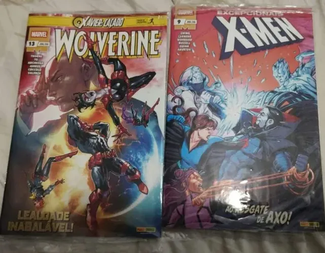 Revista Woverine e Excepcionais Xmen lacradas