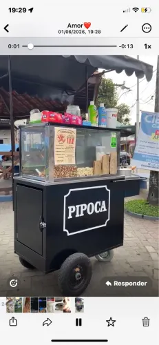 CARRINHO DE PIPOCA 3 PARTES
