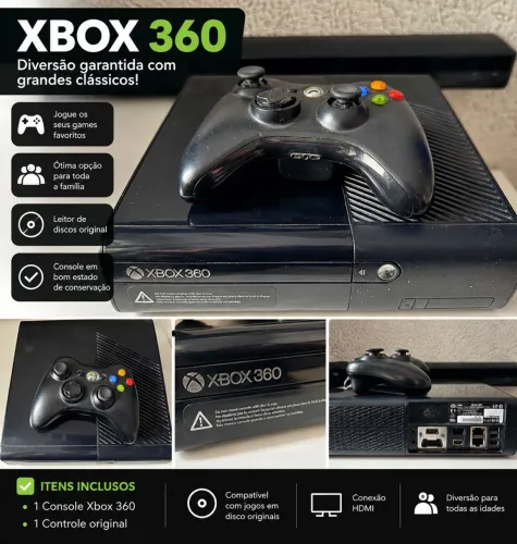 Aproveite video game Xbox 360