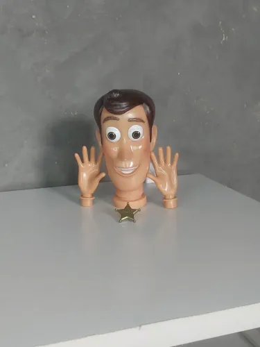Kit Head, mãos e estrela woody shopee