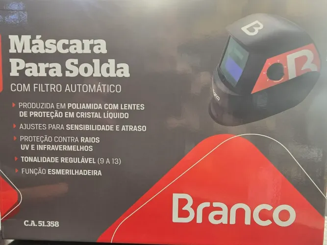 Máscara para solda Branco