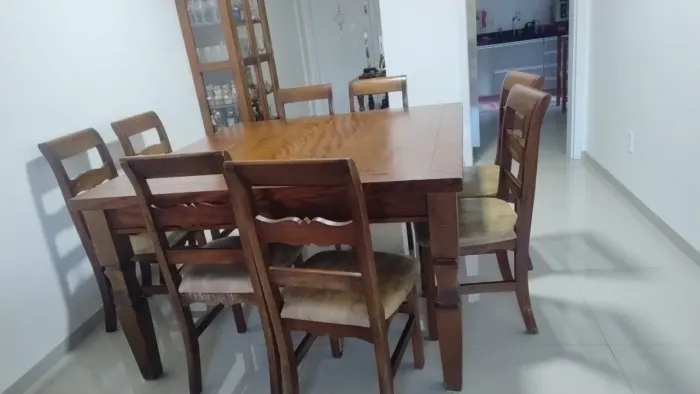 Mesa 8 Lugares Madeira Entregamos