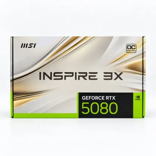 Placa de Vídeo MSI Geforce RTX 5080 Inspire 3X Oc 16 GB GDDR7