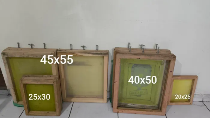 Kit Oficina de Serigrafia / Silk Screen Completo!