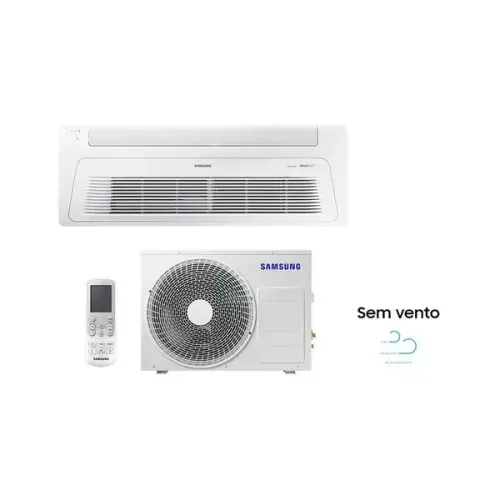 Ar Condicionado Inverter Cassete 1 via WindFree com WiFi 17.000 BTUs Quente/Frio