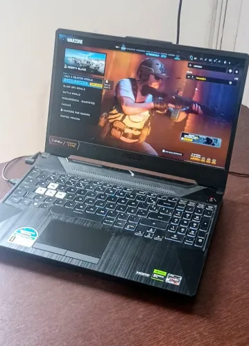 Notebook Gamer ASUS TUF A15 Ryzen 7 7435HS RTX 2050 SSD 512GB