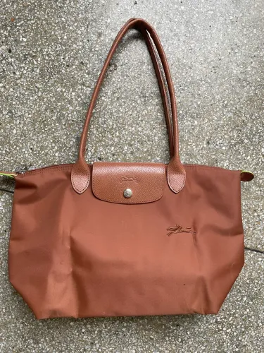 Bolsa longchamp marrom