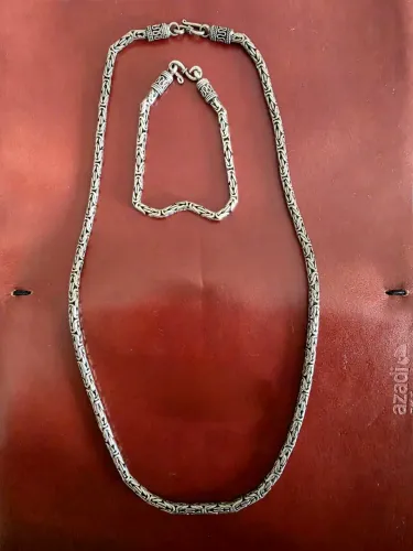 Conjunto Exclusivo em Prata de Bali.