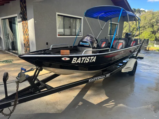 Lancha Fluvimar Boto lx 5500 mercury 50hp com trim 2018