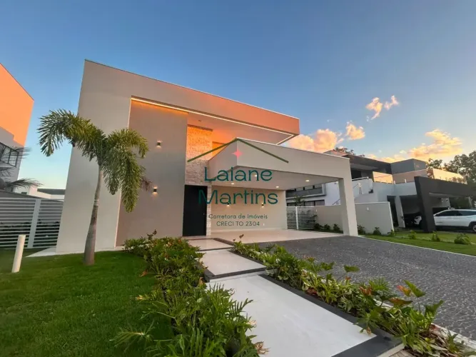 Casa térrea - Caribe Resort - 4 suítes plenas - planejados - energia solar - lote: 600 m²