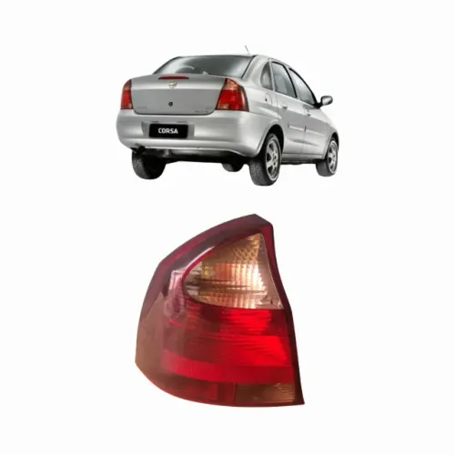 Lanterna Traseira LE Chevrolet GM Corsa 2003/2012 Original 