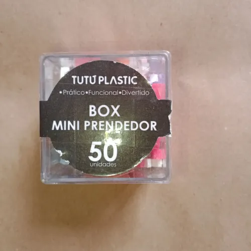Mini preendeor.  50 unidades Plástico várias cores