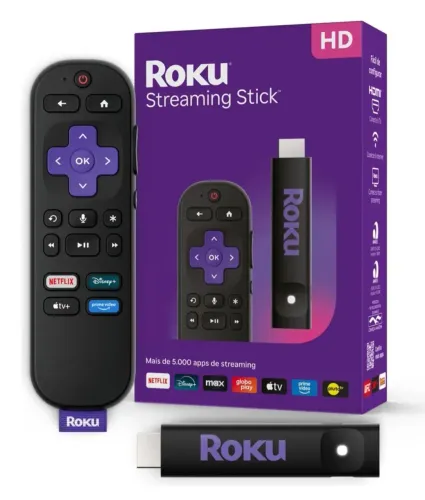 TV BOX Roku Streaming Stick 3° Geração...