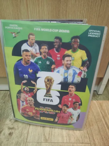 Álbum de Cards Pasta Adrenalyn Copa 2026 Completo novo