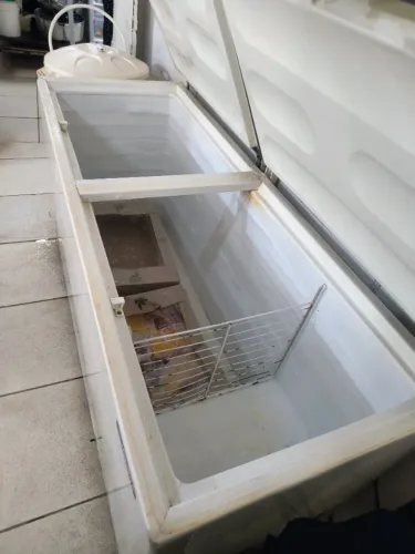 Freezer Horizontal Metalfrio DA550 546L Dupla Ação 220V Comercial Grande Seminovo pode ret