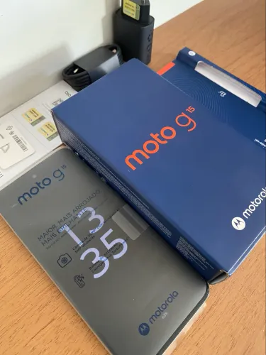 Celular MOTO G15 128GB - Novo