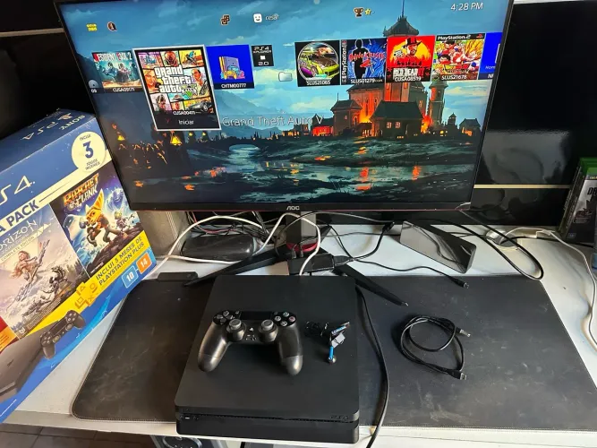 Ps4 Slim 1 Tb Gigas D.E.S.T.R.A.V.A.D.O