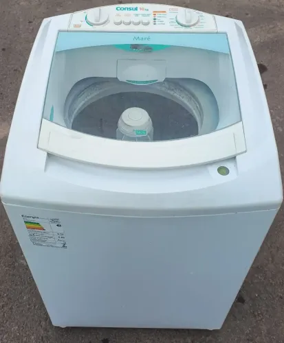 Máquina de lavar Consul maré 10 kg turbo agitação