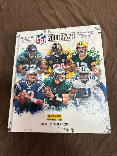 ÁLBUM NFL 2018 COMPLETO CAPA DURA