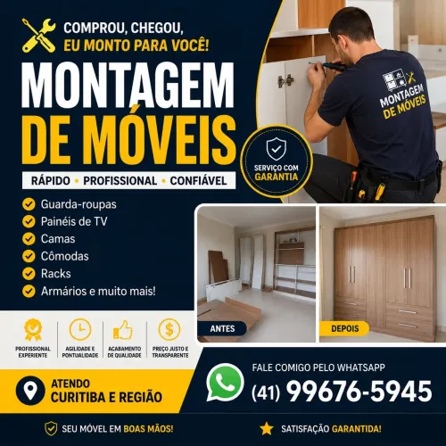 Montador de móveis cwb