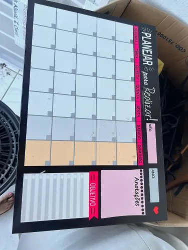 Lousa Planner Magnetico De Parede