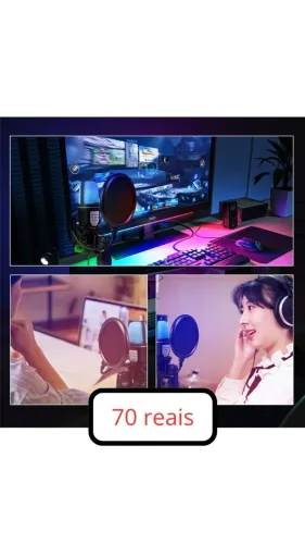 MICROFONE gamer NOVO ORIGNAL