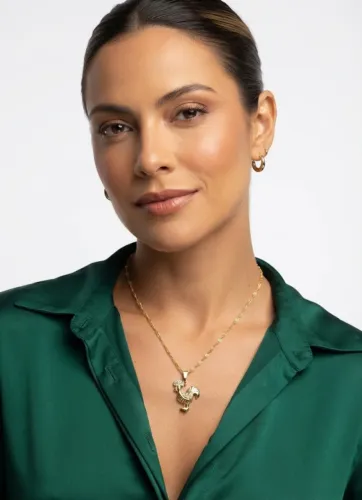 Colar Profissão Marketing Publicidade e Propaganda Banhado Ouro 18k