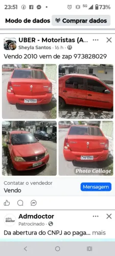 Renault Logan Expression Hi-flex 1.6 8V 4P 2010