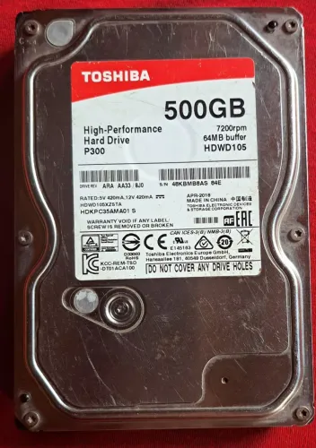 HD Toshiba 500gb