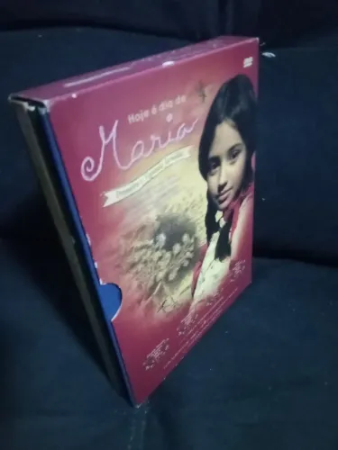 Box DVD triplo minissérie Globo Hoje é Dia de Maria 1 e 2
