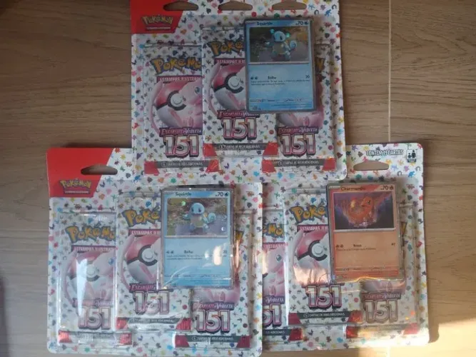 3x Booster Triplo Pokemon 151